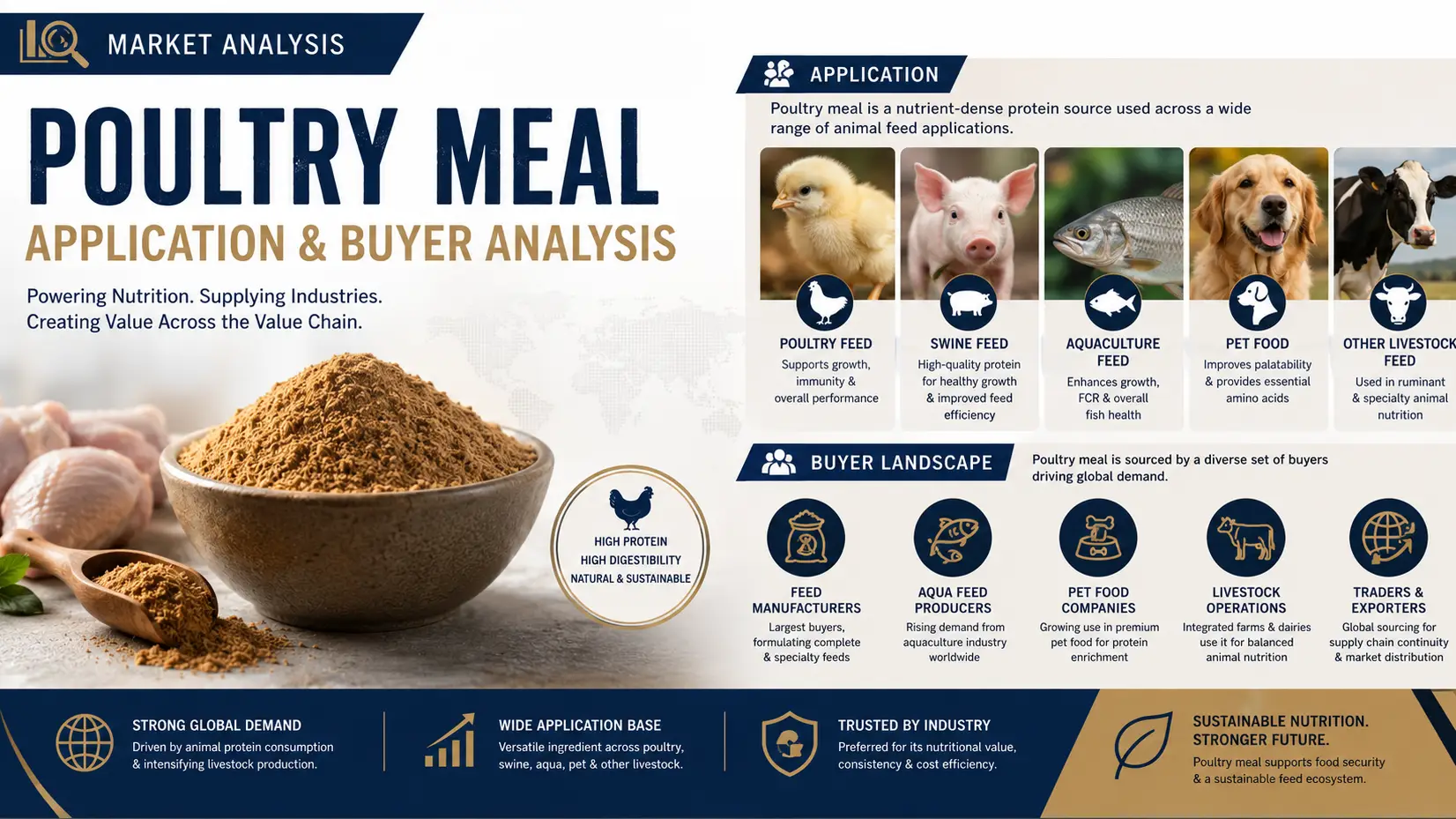 2026 Poultry Meal Market Outlook: Applications, Buyers, and Global Demand Shifts